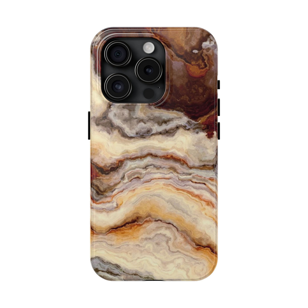 Brown Agate Marble Phone Case