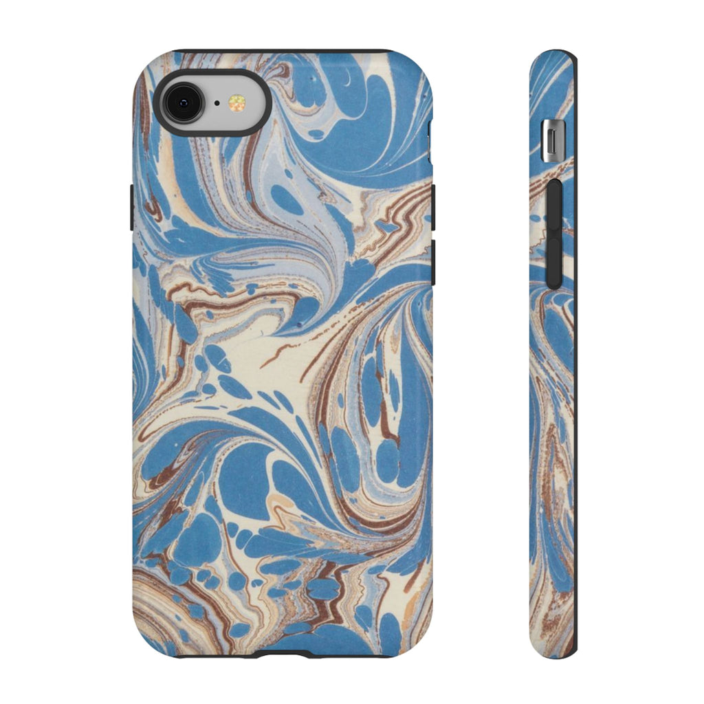 Blue Marble Swirl Phone Case