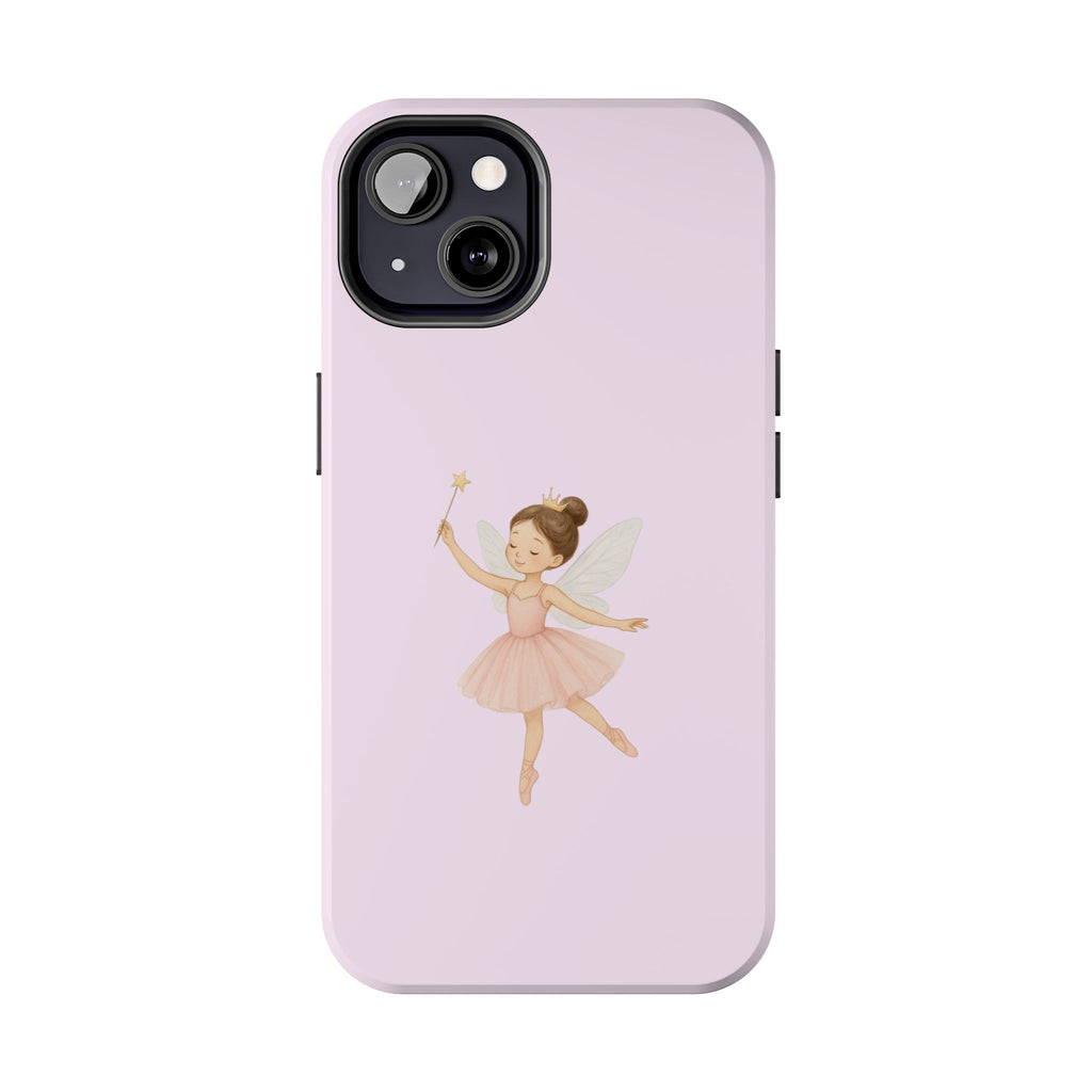 Pink Ballerina Tough Phone Case, Ballet Dancer Cute Phone Cover, Girly Protective Phone Case, Coquette Dancer Phone Accessories, Pretty Pink
