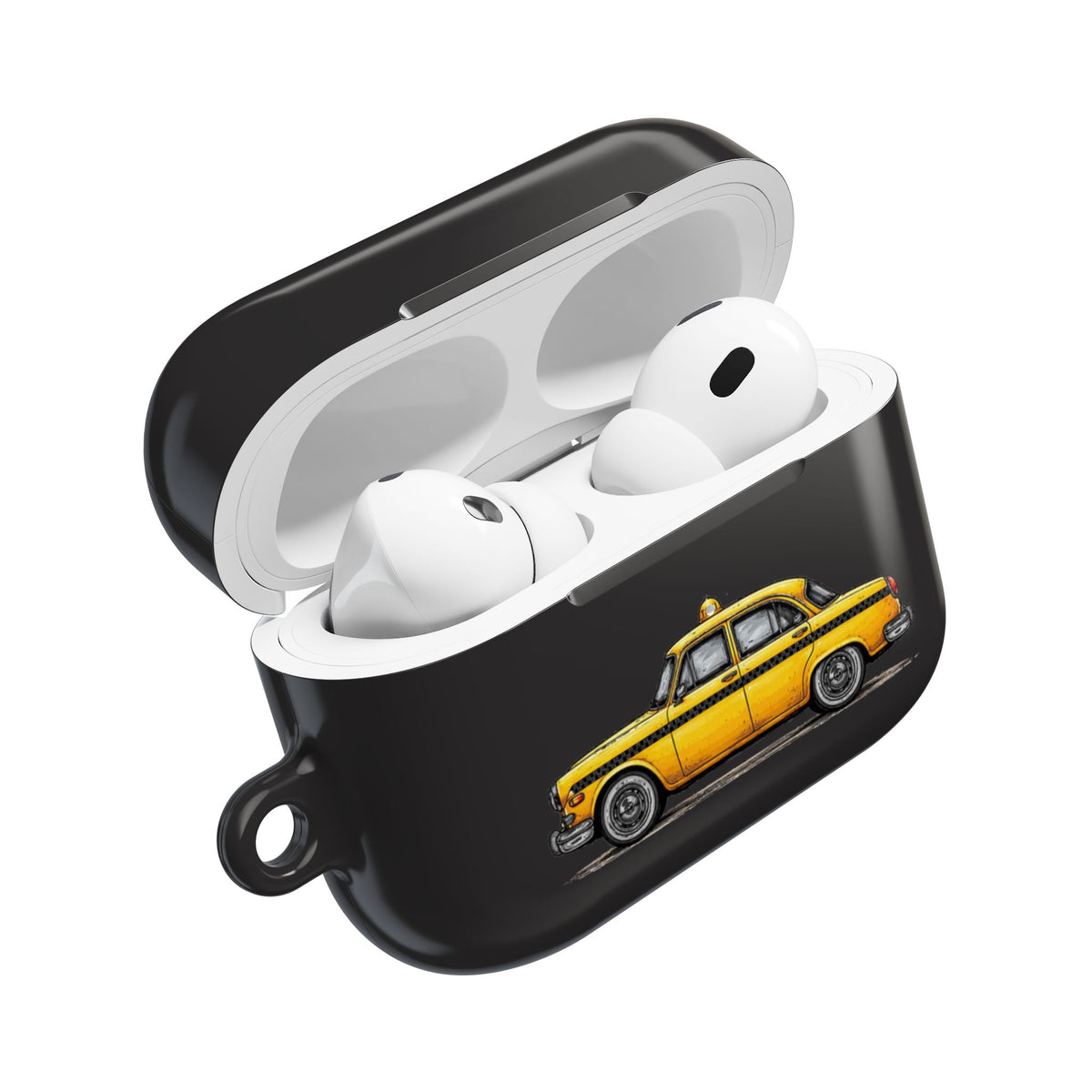 Yellow Taxi AirPod Case — Retro City Cab Protective Case