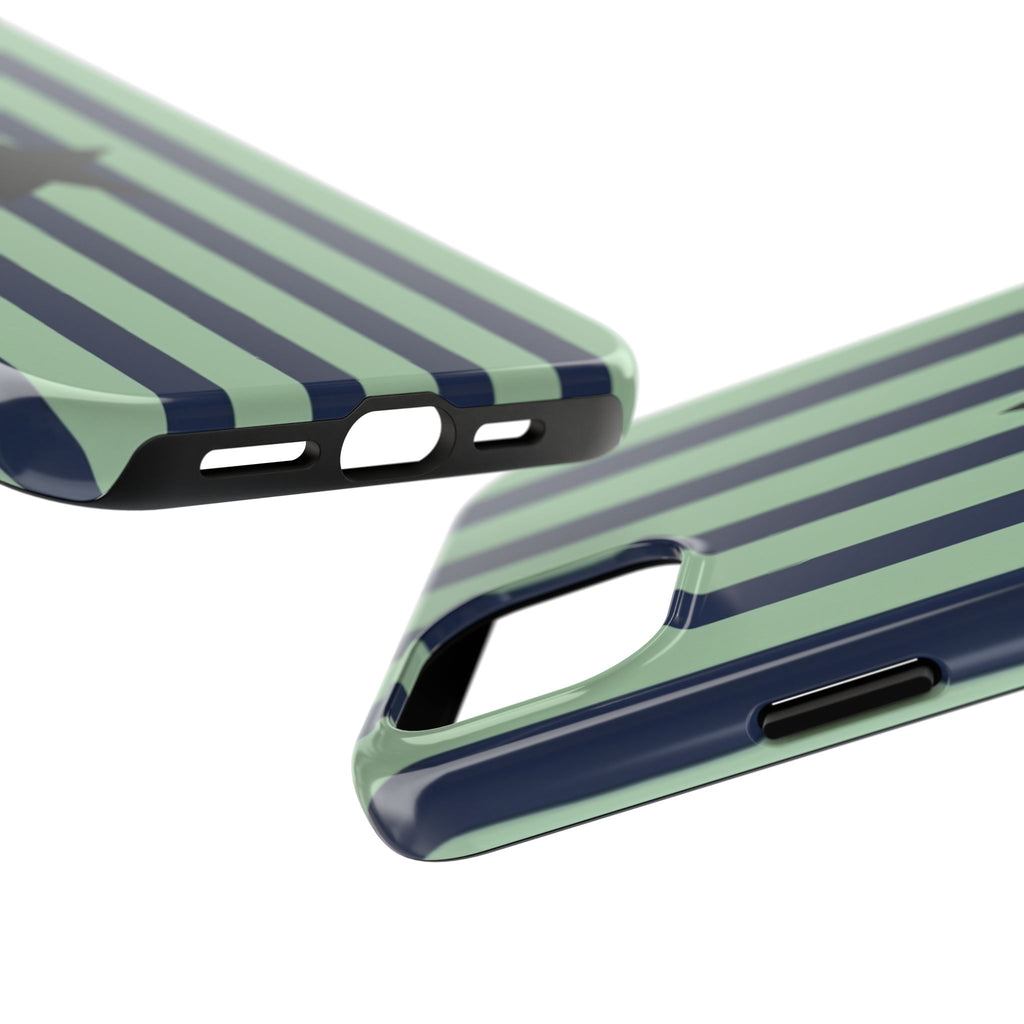 Stylish Tough Phone Cases, Durable Smartphone Covers, Trendy Tech Accessories, Unique Gifts for Teens, Striped Star Design