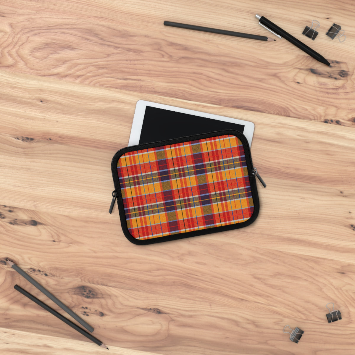 Autumn Plaid Laptop Sleeve