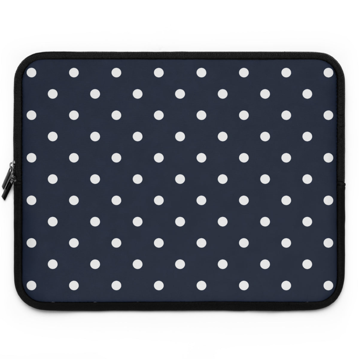 Navy Polka Dot Laptop Sleeve