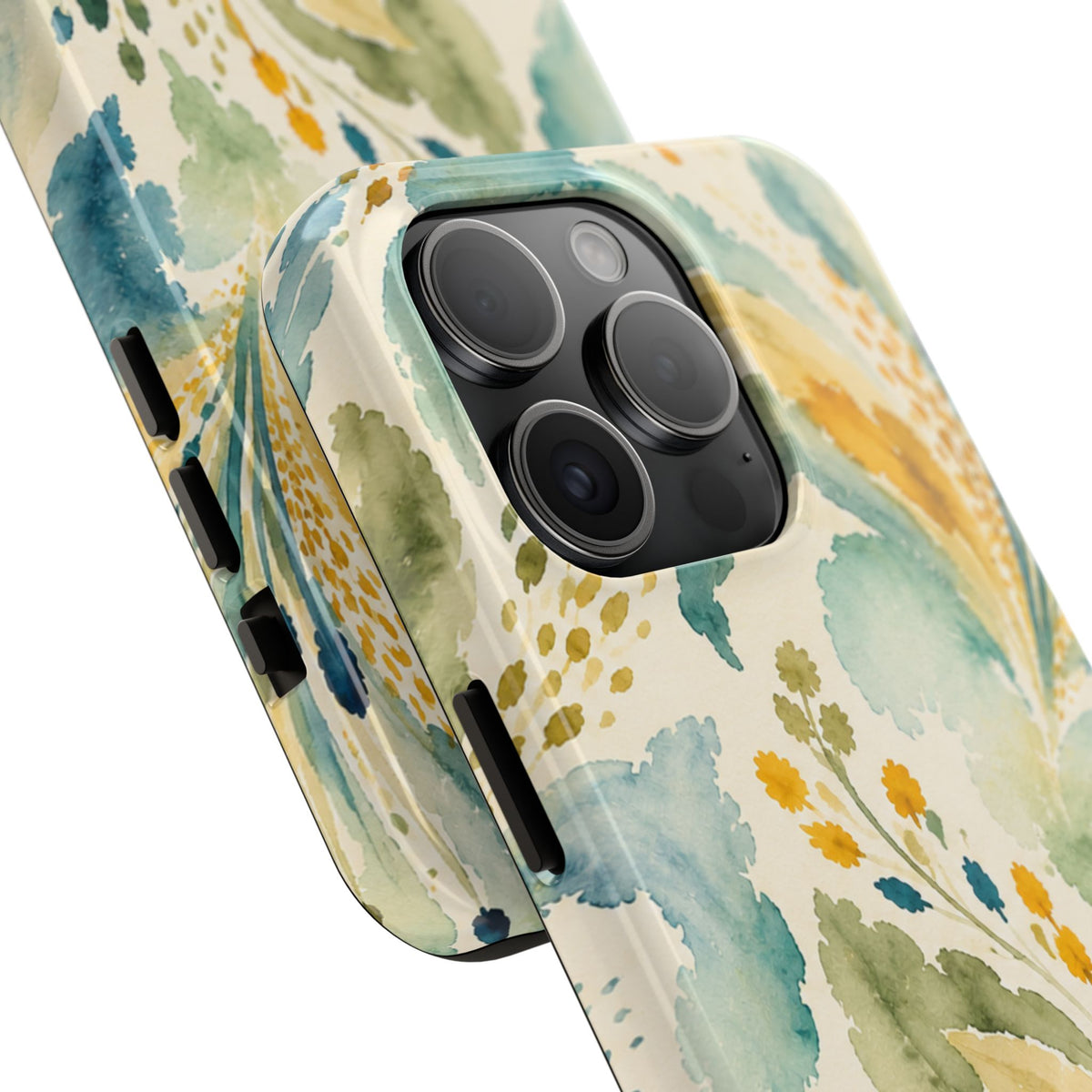 Watercolor Floral Swirl Phone Case | Tough Phone Case