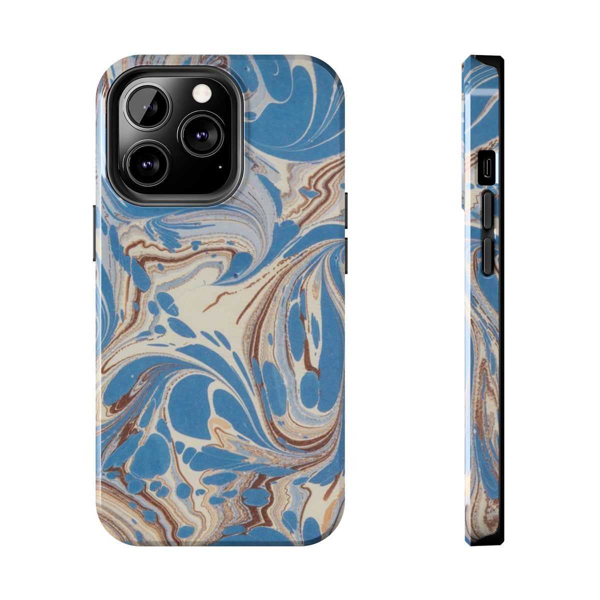 Blue Marble Swirl Phone Case