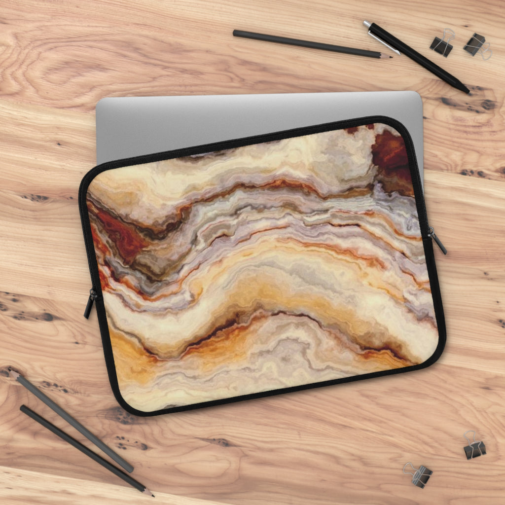 Marble Agate Pattern Laptop Sleeve