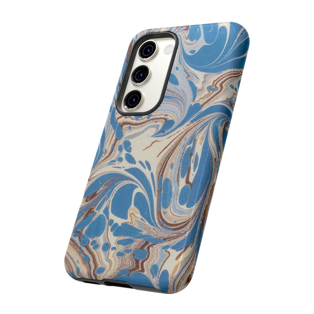 Blue Marble Swirl Phone Case