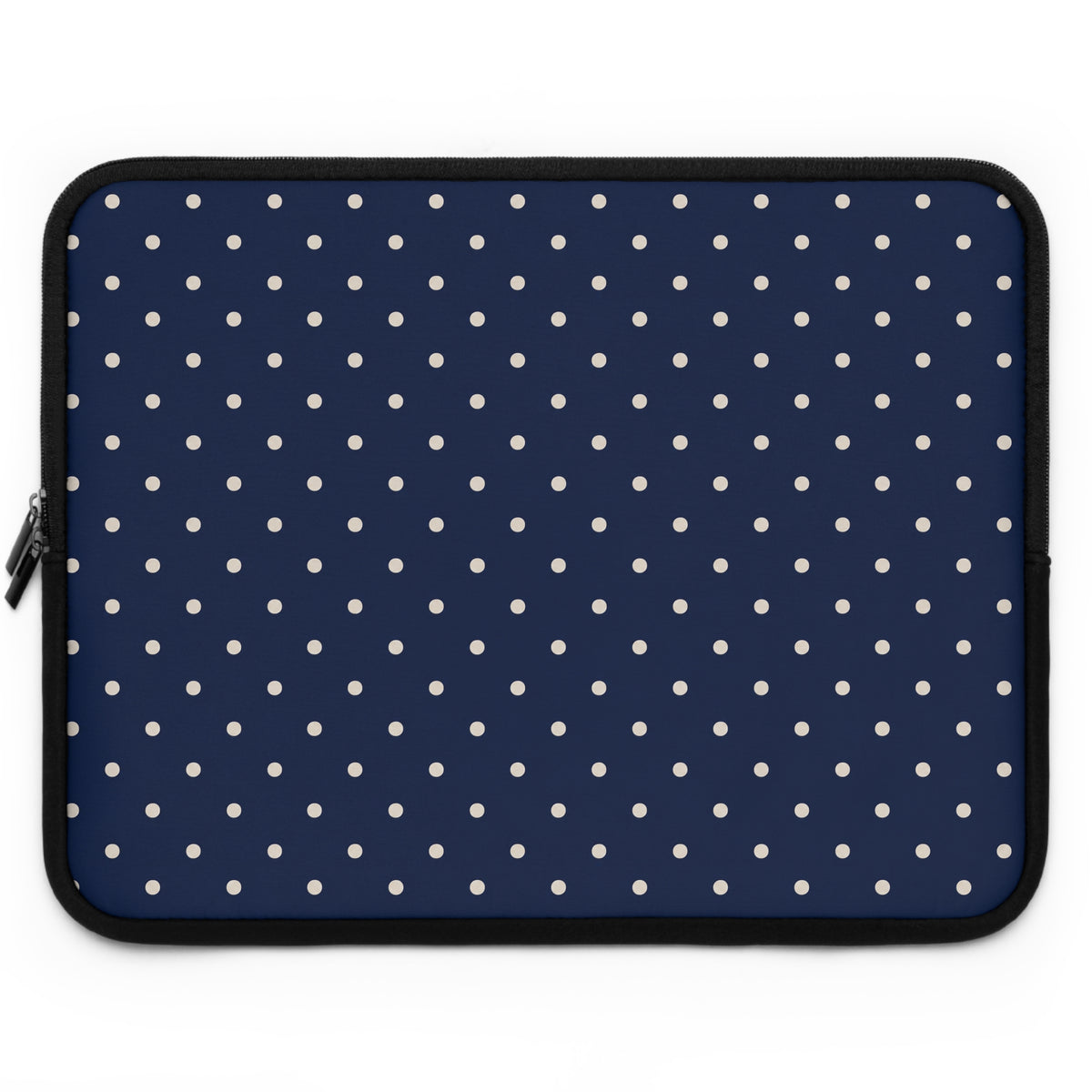 Navy Polka Dot Laptop Sleeve