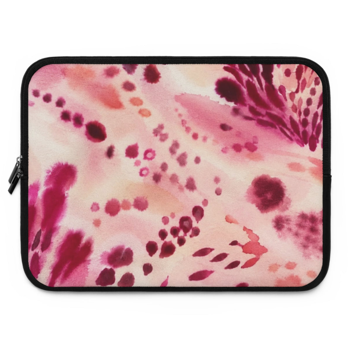 Pink Watercolor Laptop Sleeve
