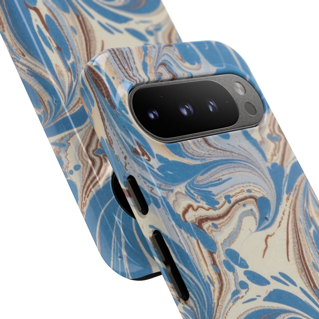 Blue Marble Swirl Phone Case