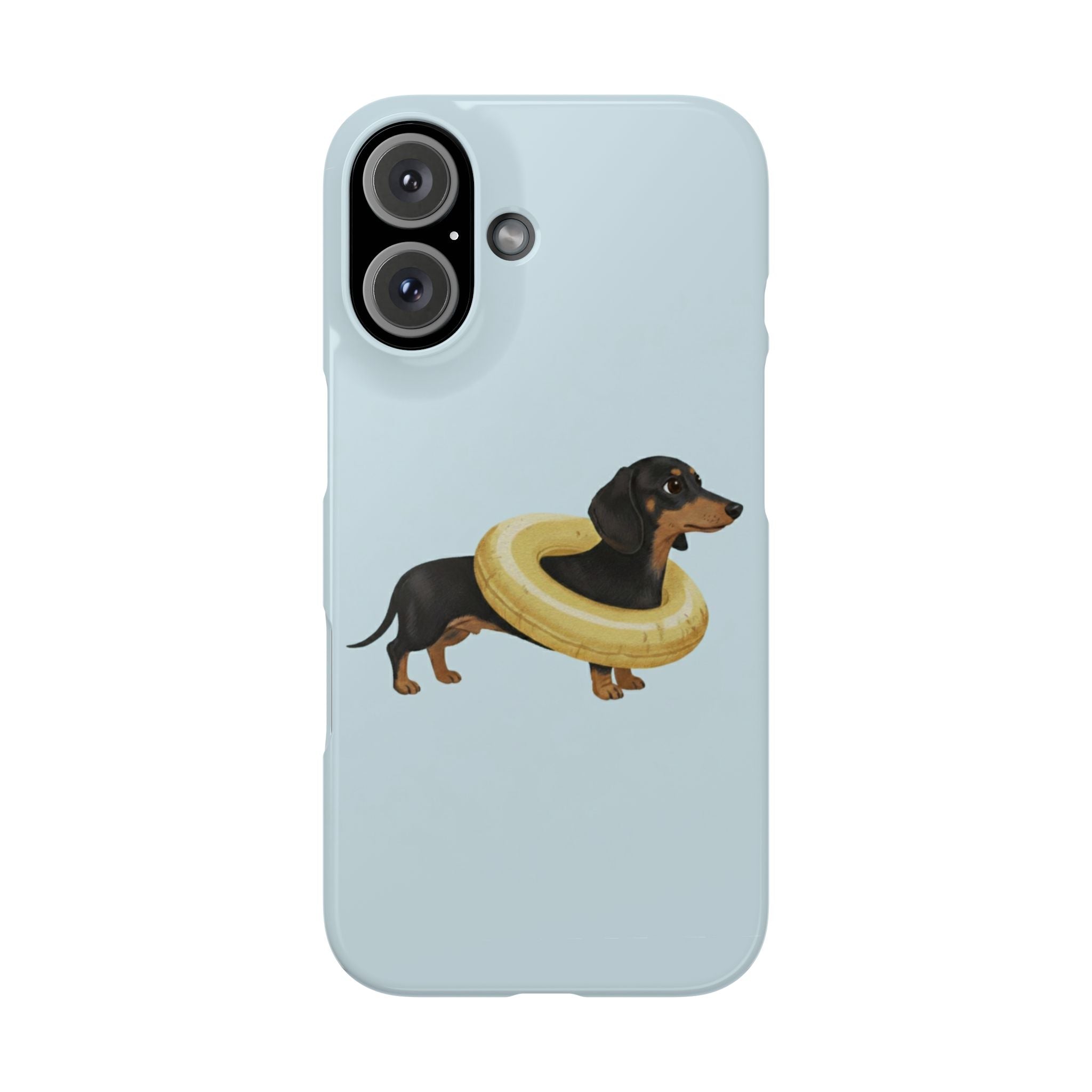 Slim Phone Cases - Cute Dog Dachshund Design, Protective Phone Covers, Fun Animal Art, Unique Gifts for Dog Lovers, Trendy Smartphone