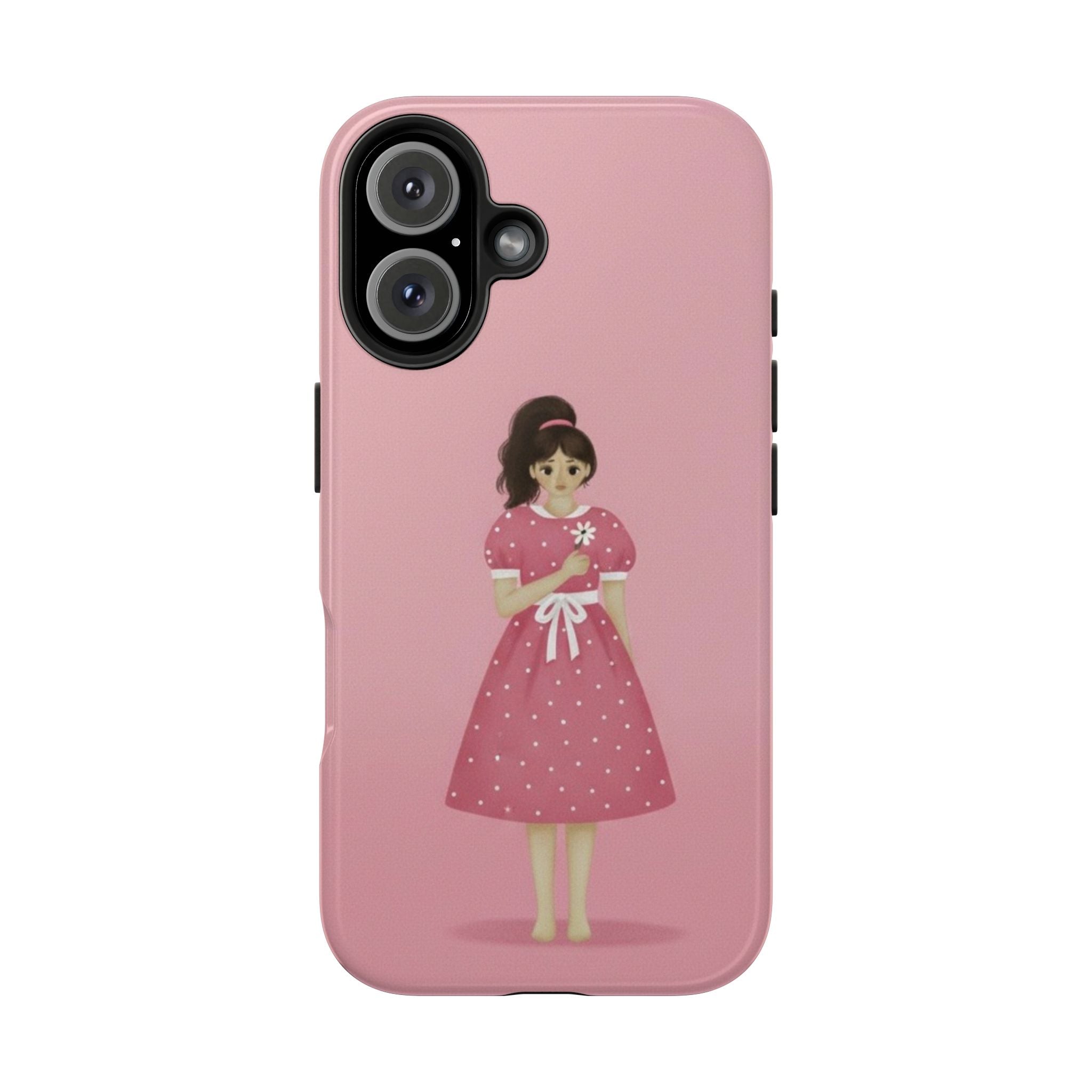 Pink Phone Case, Tough Phone Cases for Women, Cute Vibe, Protective Cover