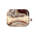 Brown Marble Pattern AirPod Case