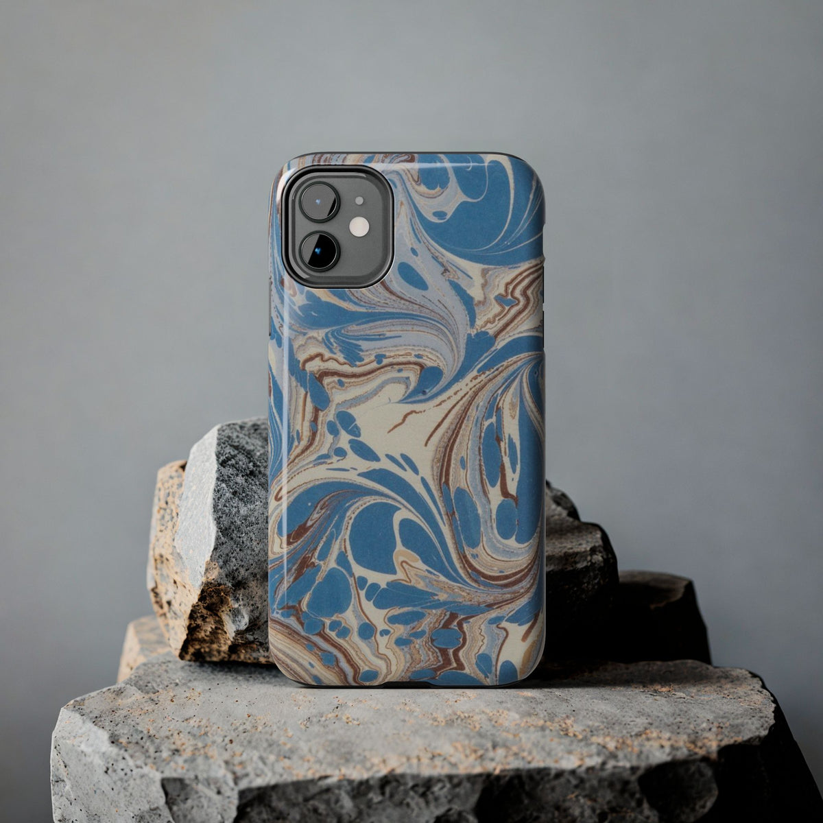 Blue Marble Swirl Phone Case