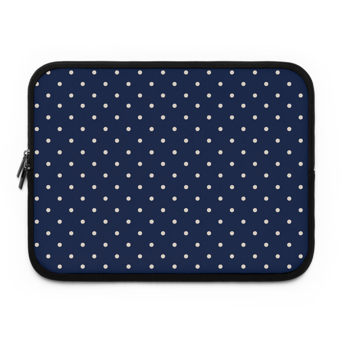 Navy Polka Dot Laptop Sleeve
