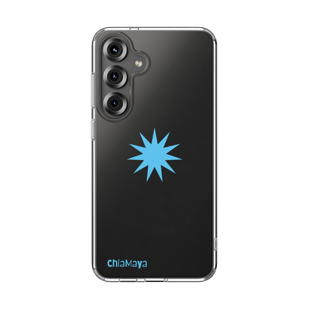 Clear blue star Phone Case