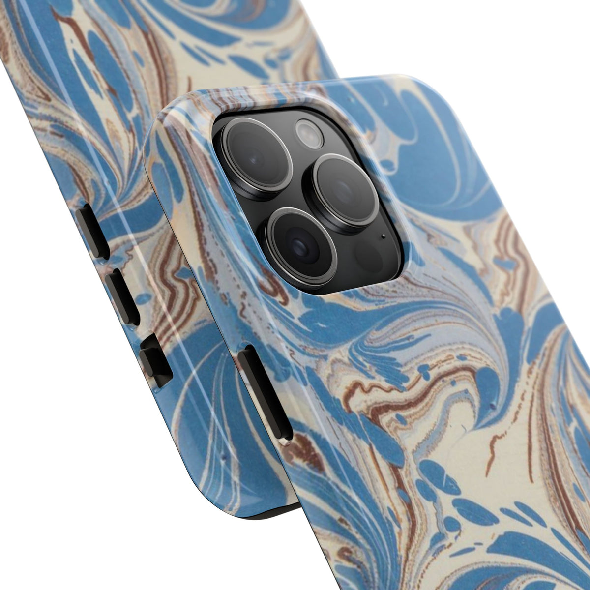 Blue Marble Swirl Phone Case