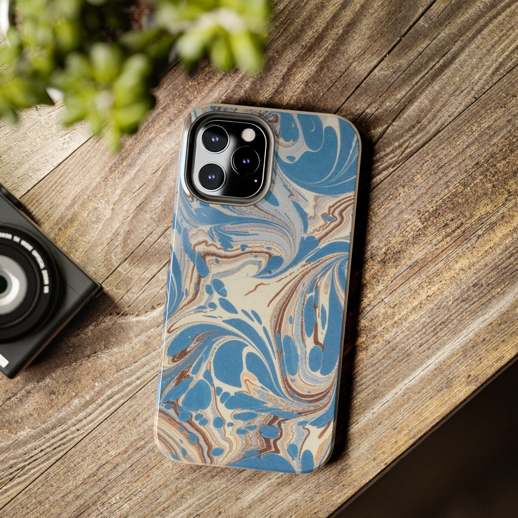 Blue Marble Swirl Phone Case