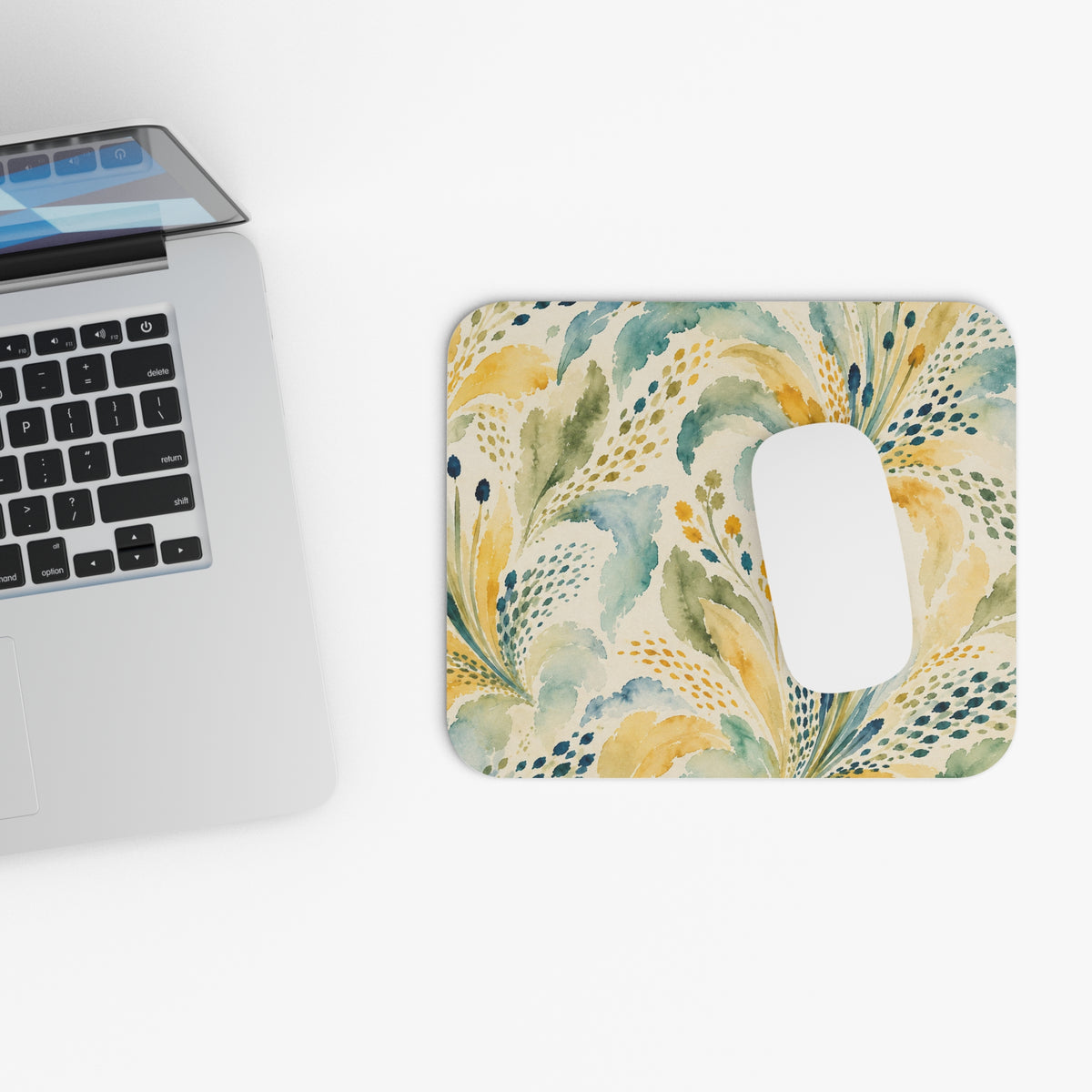 Watercolor Floral Mouse Pad