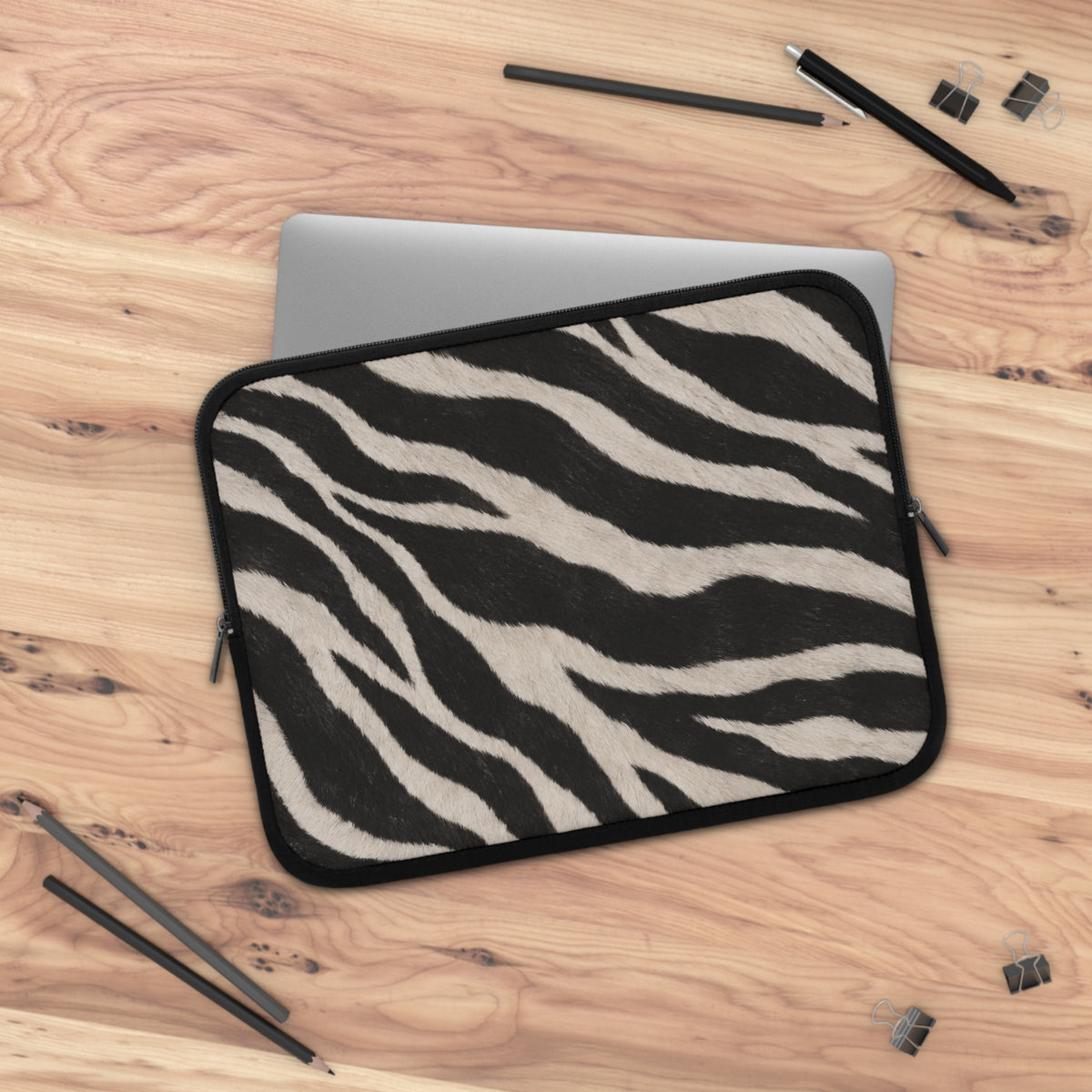 Zebra Print Laptop Sleeve