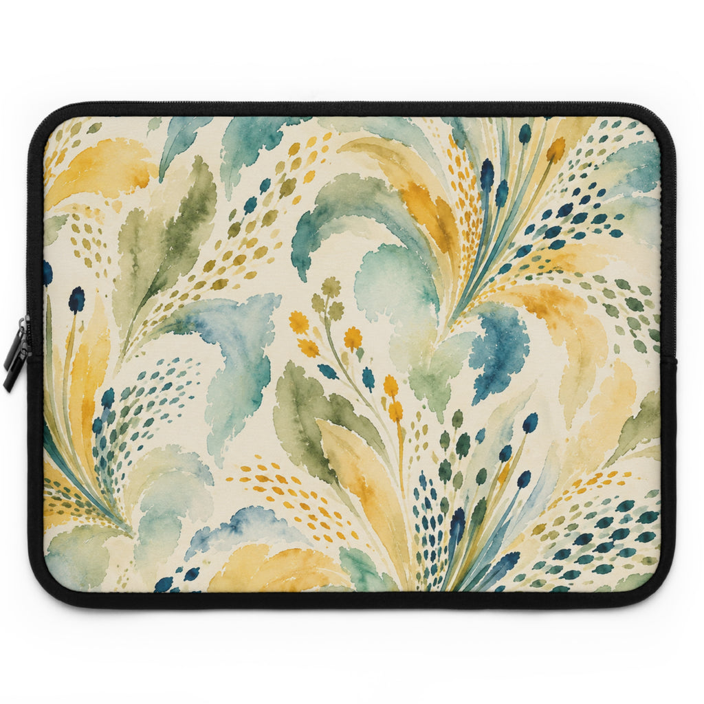 Watercolor Floral Laptop Sleeve