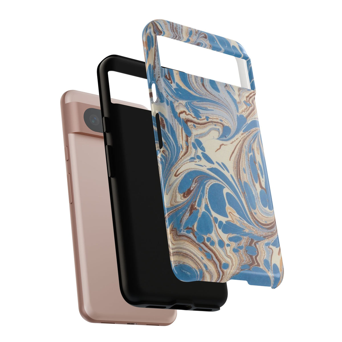 Blue Marble Swirl Phone Case