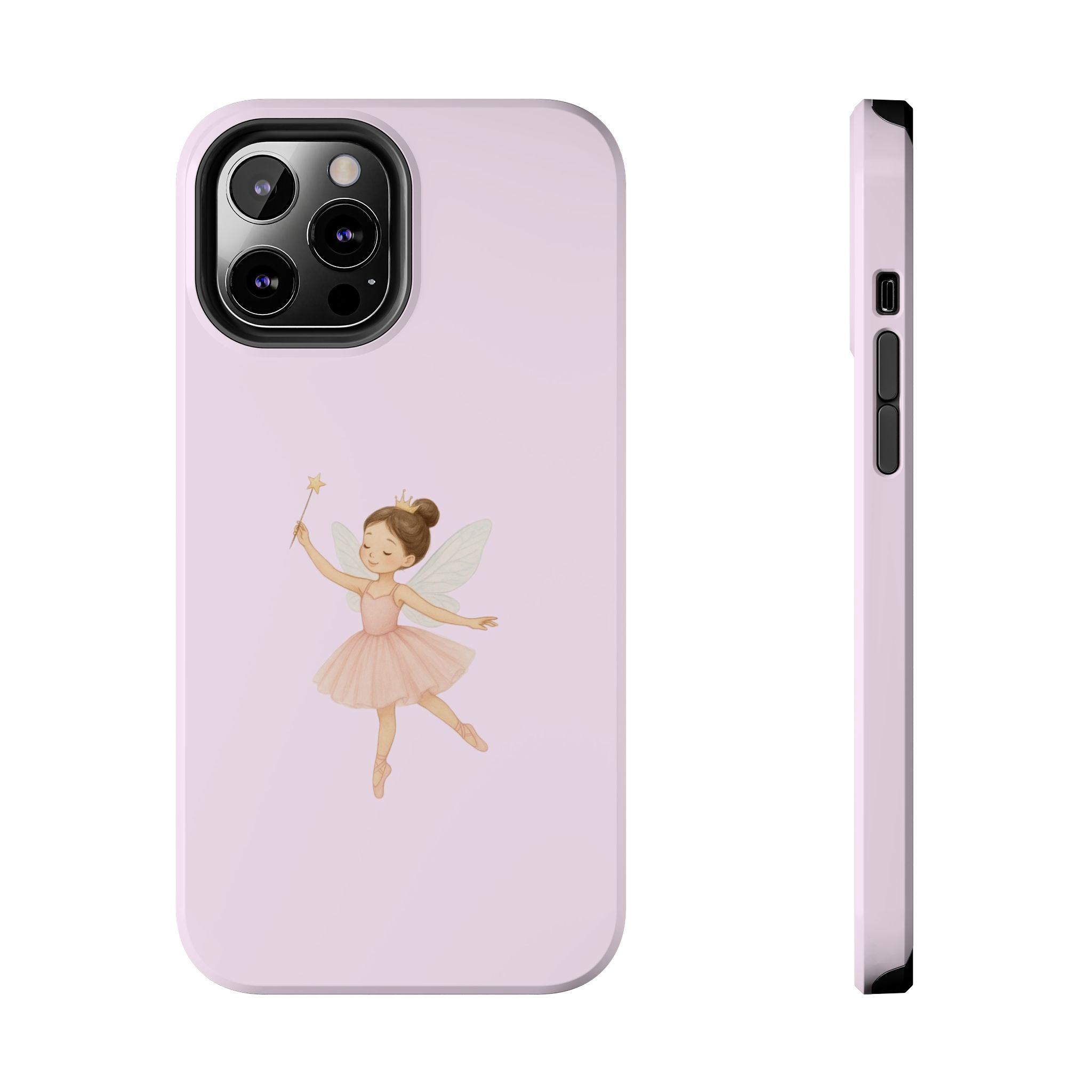 Pink Ballerina Tough Phone Case, Ballet Dancer Cute Phone Cover, Girly Protective Phone Case, Coquette Dancer Phone Accessories, Pretty Pink