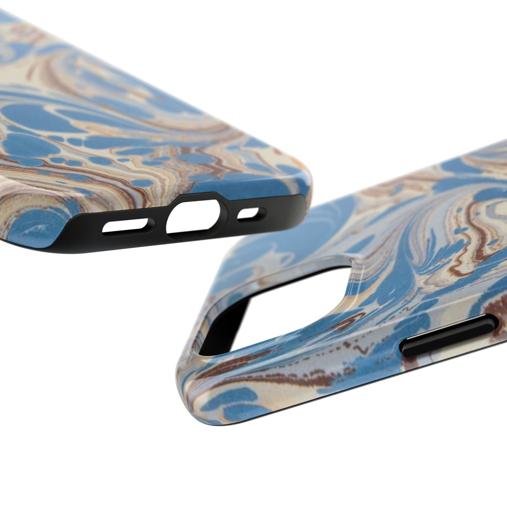 Blue Marble Swirl Phone Case