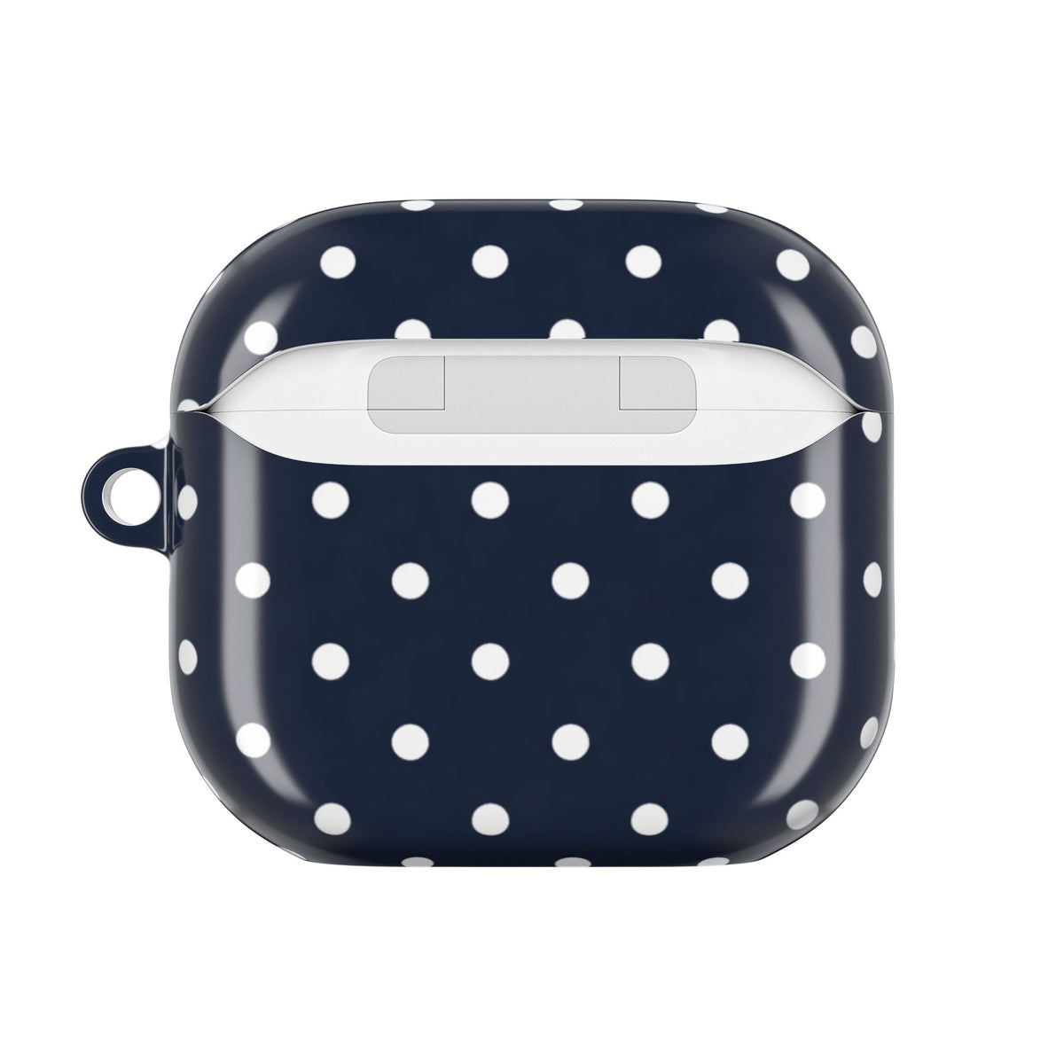 Navy Polka Dot AirPod Case