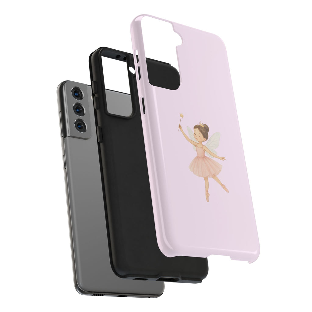 Pink Ballerina Tough Phone Case, Ballet Dancer Cute Phone Cover, Girly Protective Phone Case, Coquette Dancer Phone Accessories, Pretty Pink