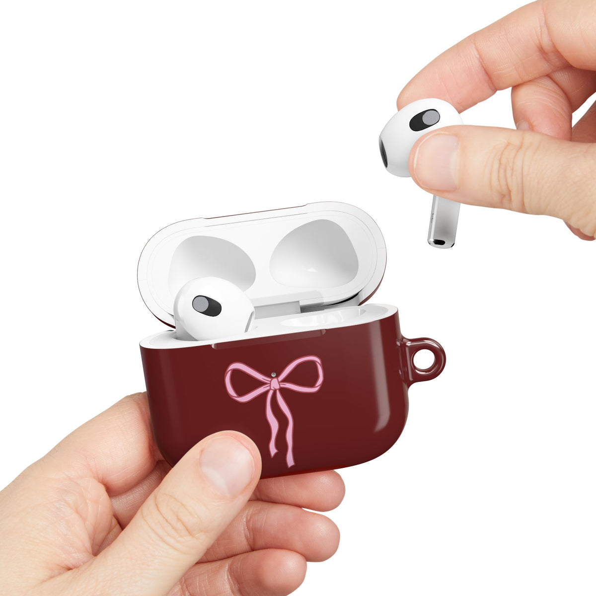 Burgundy AirPod Case