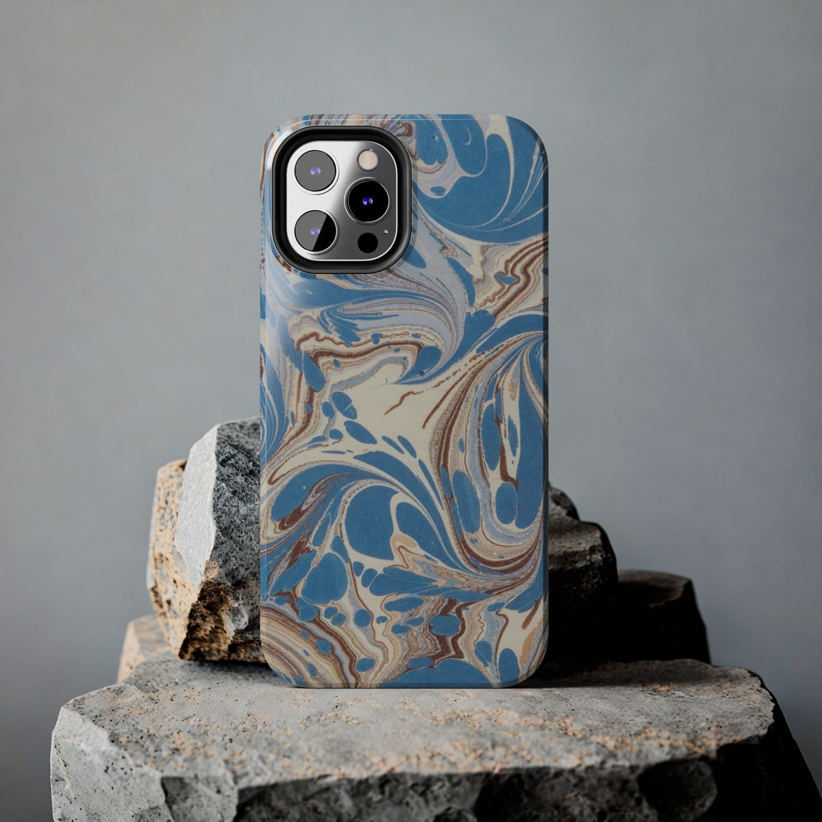 Blue Marble Swirl Phone Case