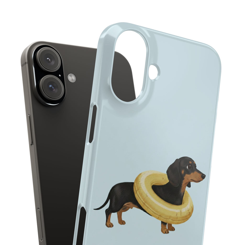 Slim Phone Cases - Cute Dog Dachshund Design, Protective Phone Covers, Fun Animal Art, Unique Gifts for Dog Lovers, Trendy Smartphone