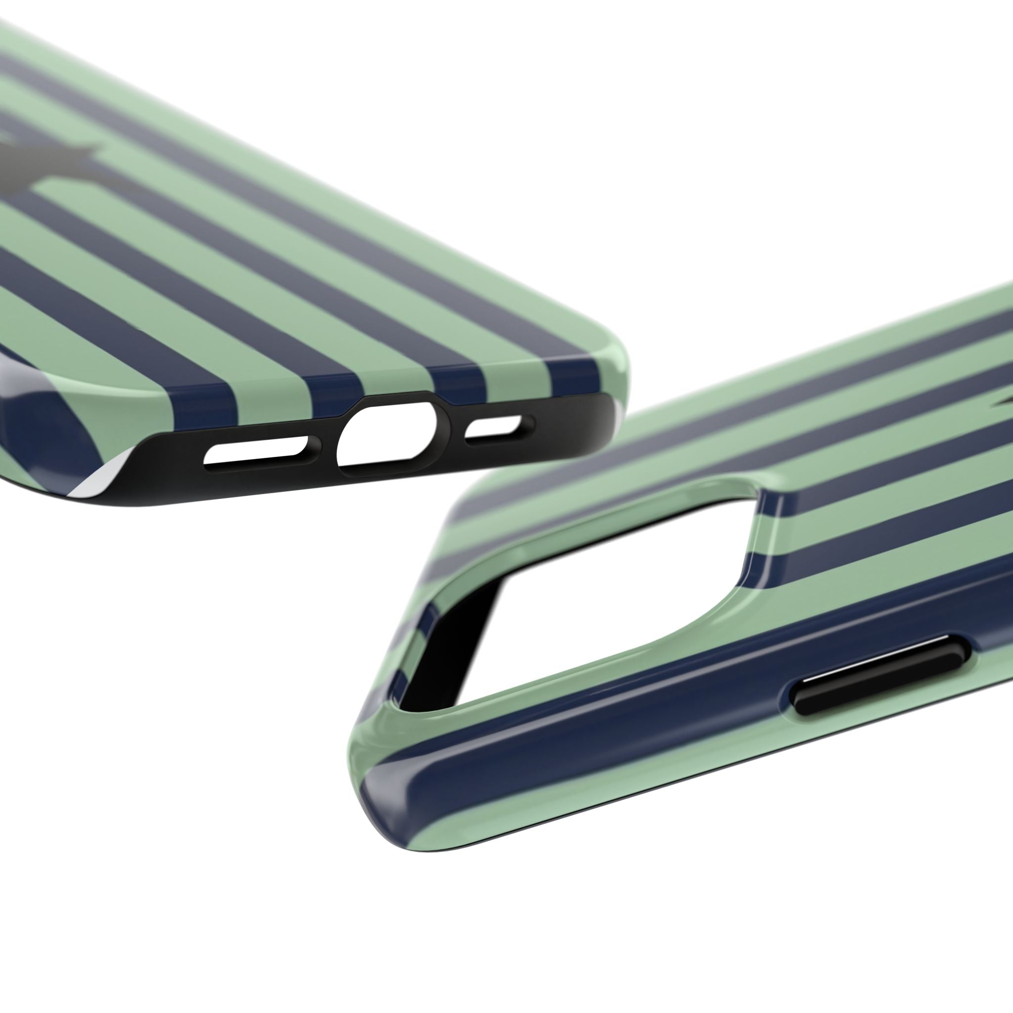 Stylish Tough Phone Cases, Durable Smartphone Covers, Trendy Tech Accessories, Unique Gifts for Teens, Striped Star Design
