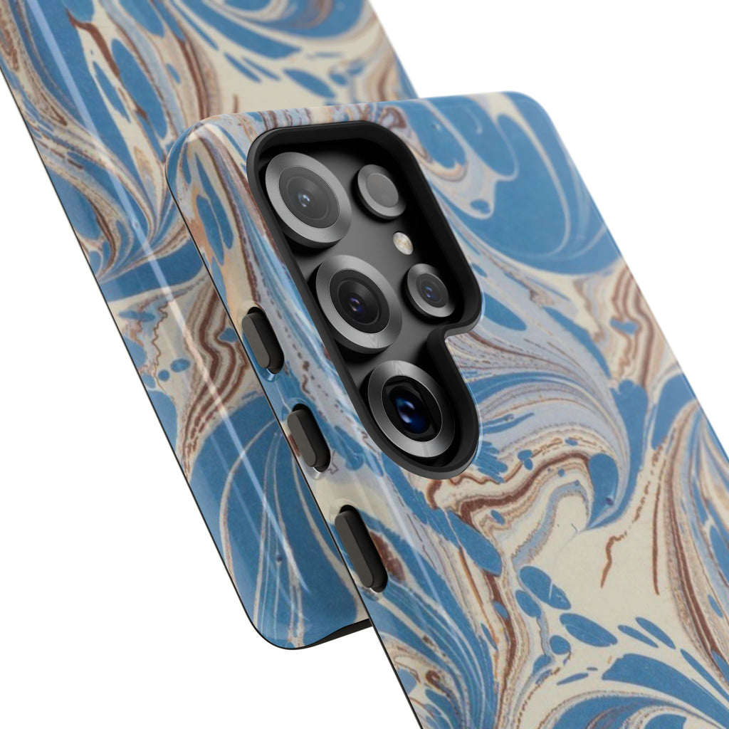 Blue Marble Swirl Phone Case
