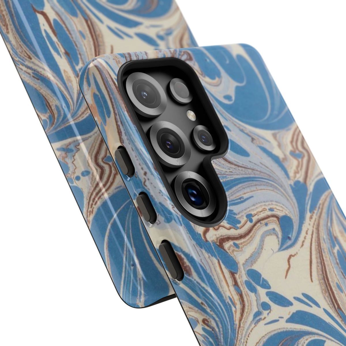 Blue Marble Swirl Phone Case