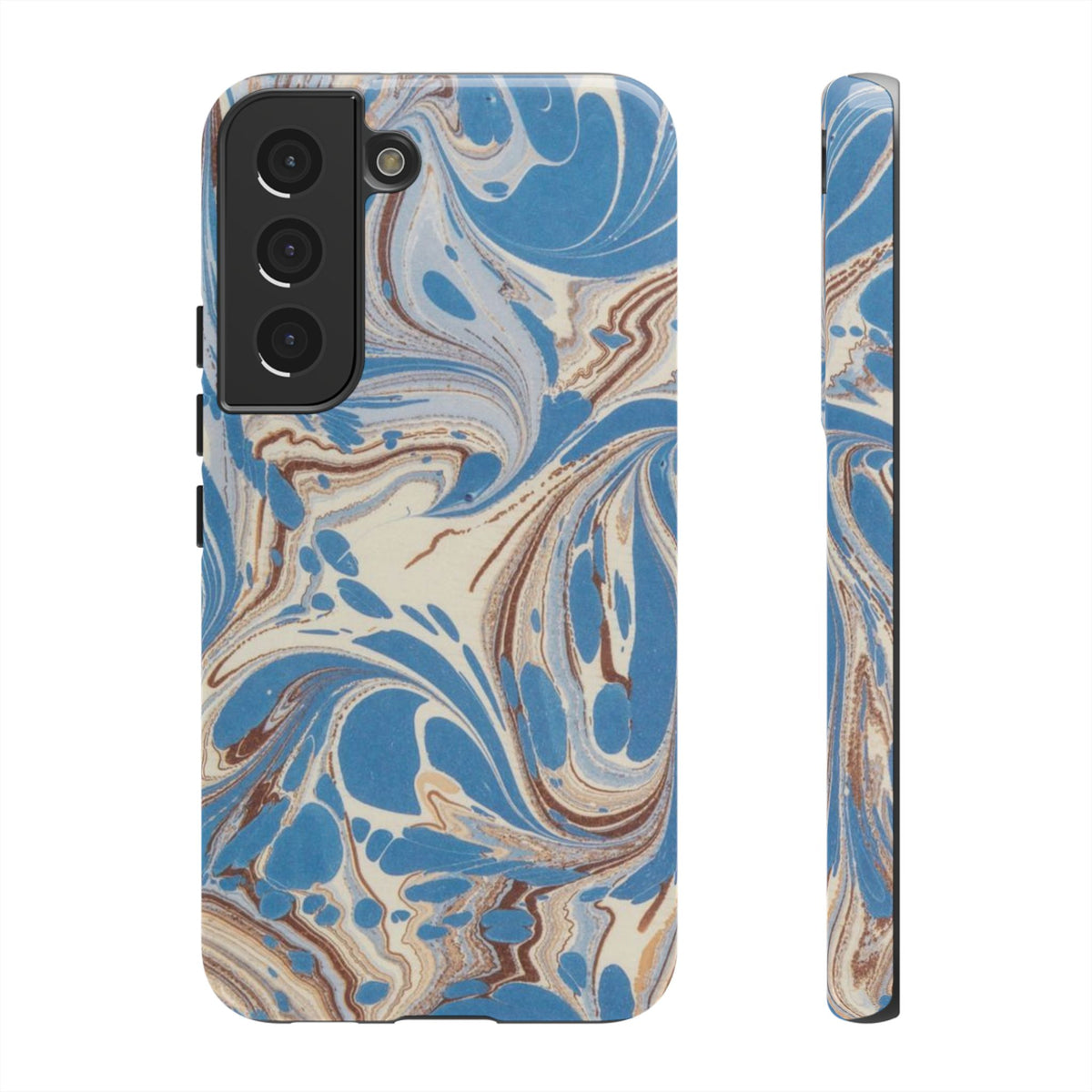 Blue Marble Swirl Phone Case