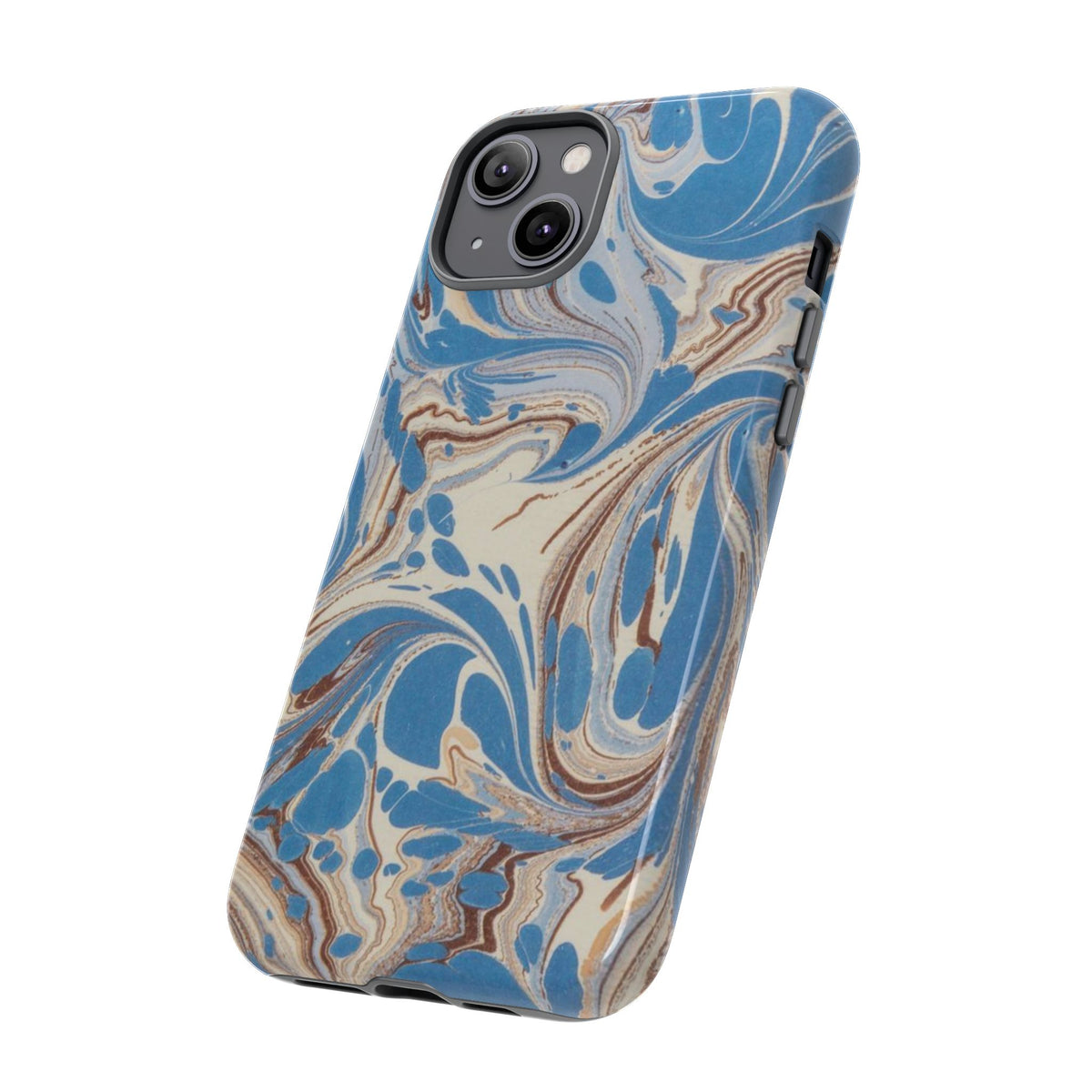 Blue Marble Swirl Phone Case