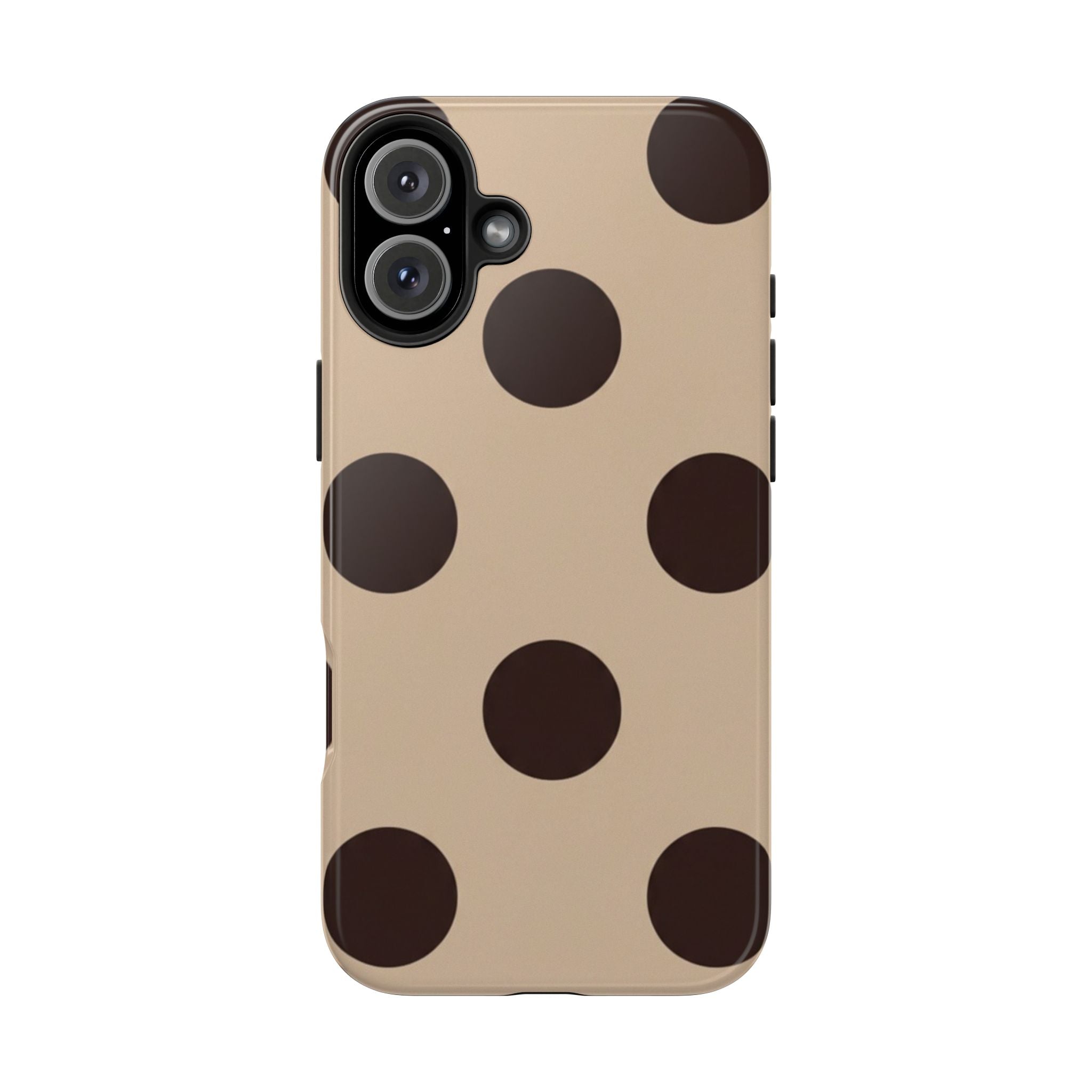 Stylish Polka Dot Phone Case for Trendy Protection, Cute Gift for Her, Phone Accessories, Everyday Fashion, Modern Design