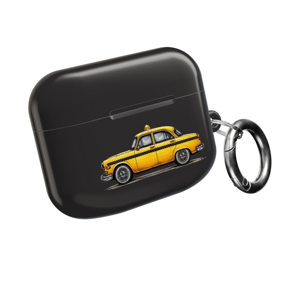 Yellow Taxi AirPod Case — Retro City Cab Protective Case