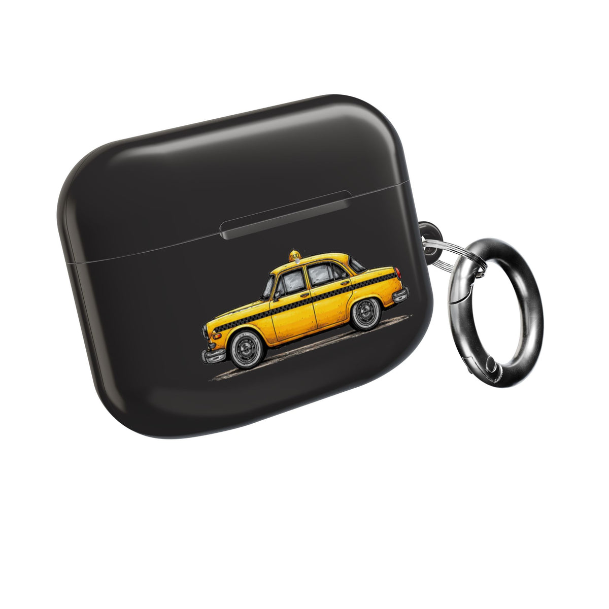 Yellow Taxi AirPod Case — Retro City Cab Protective Case
