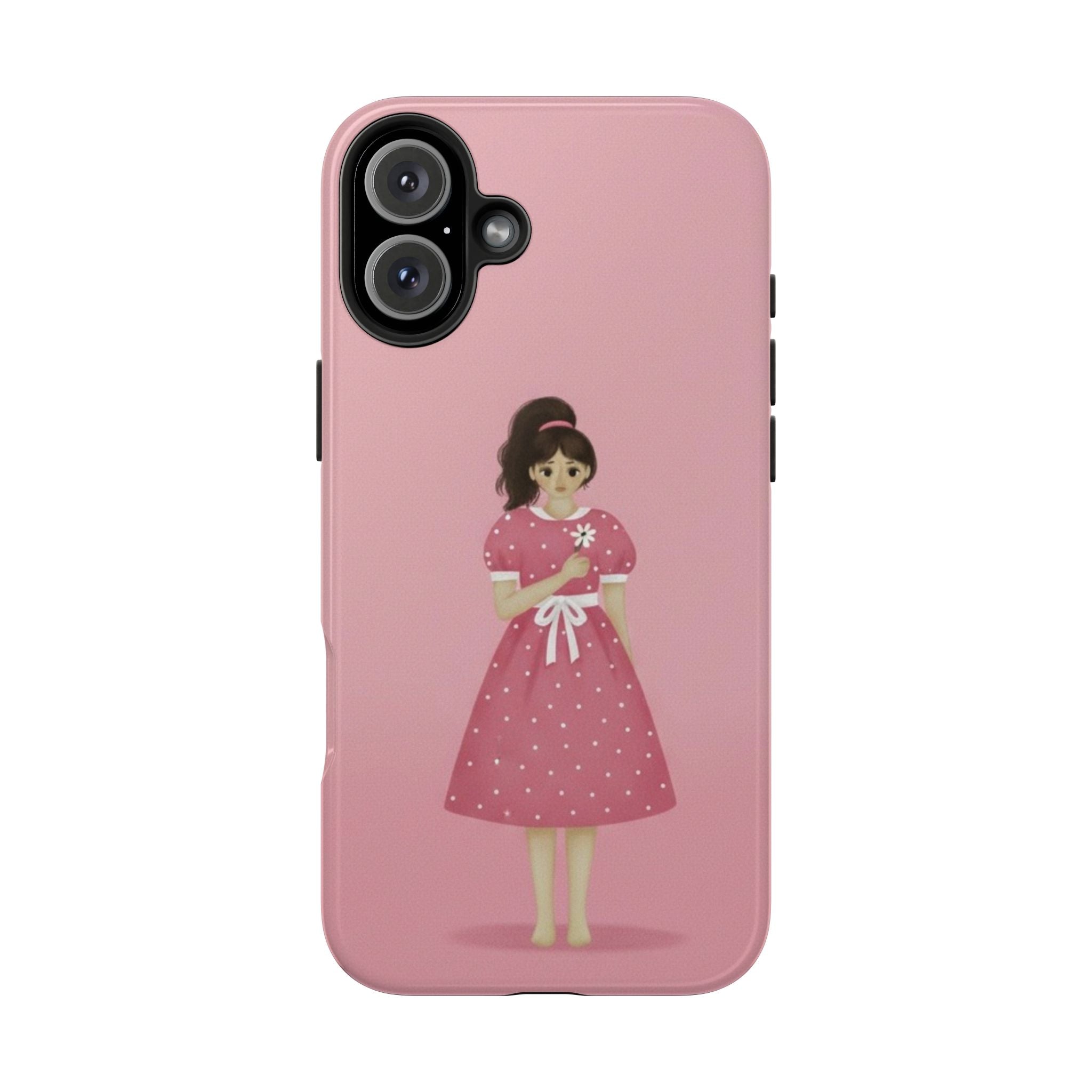 Pink Phone Case, Tough Phone Cases for Women, Cute Vibe, Protective Cover