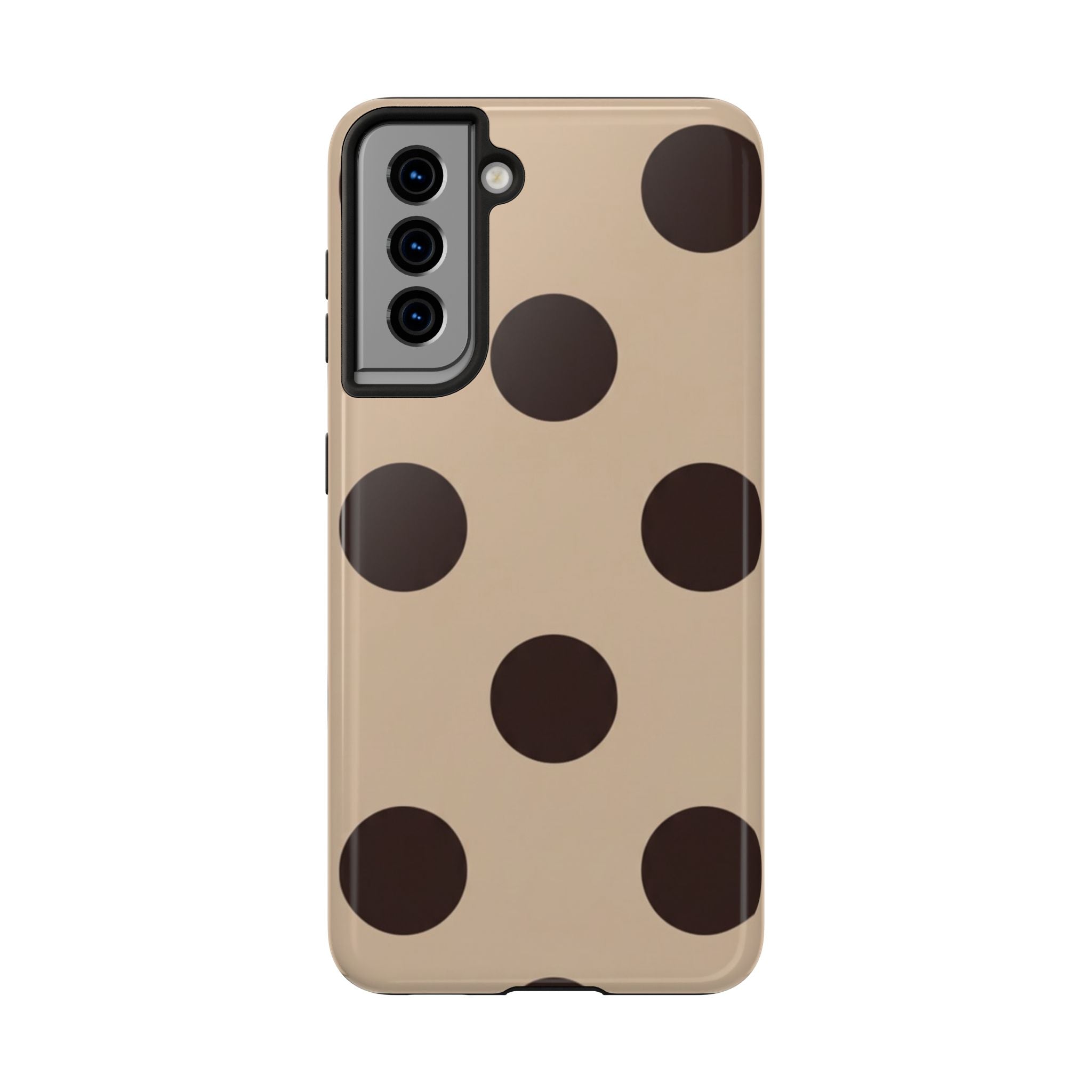 Stylish Polka Dot Phone Case for Trendy Protection, Cute Gift for Her, Phone Accessories, Everyday Fashion, Modern Design