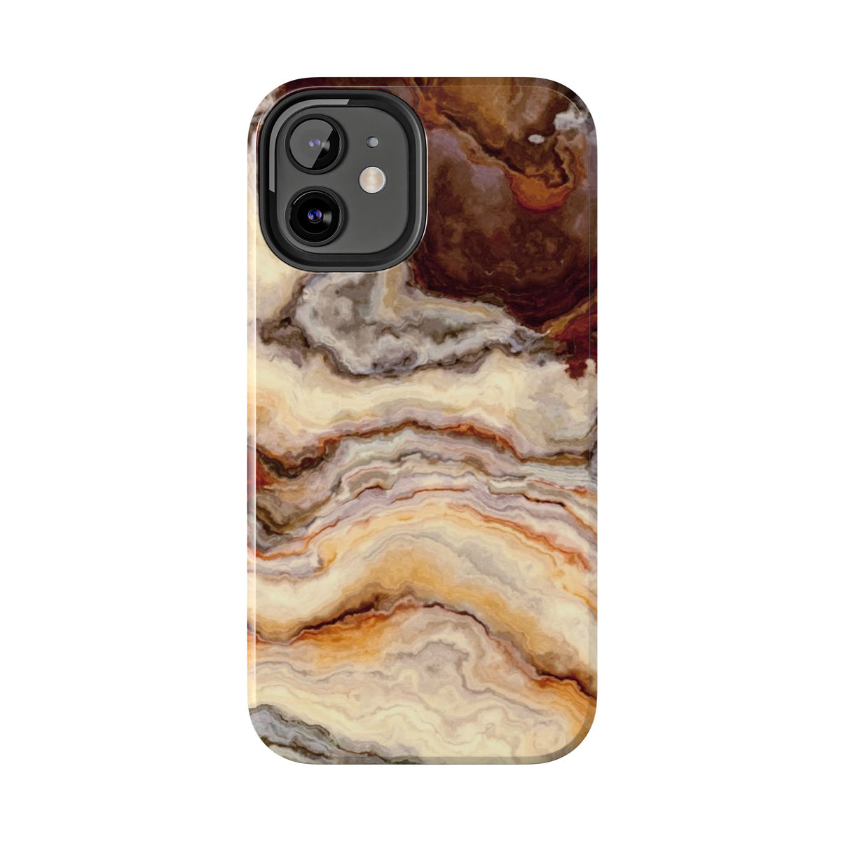 Brown Agate Marble Phone Case