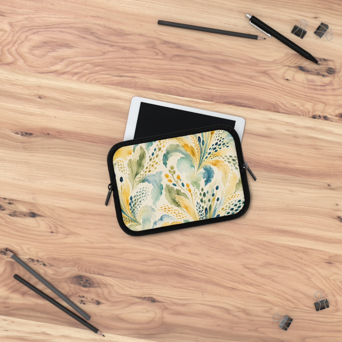 Watercolor Floral Laptop Sleeve