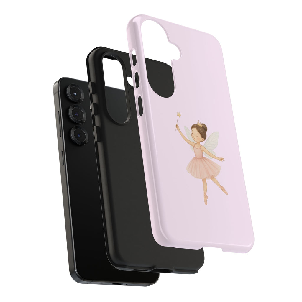 Pink Ballerina Tough Phone Case, Ballet Dancer Cute Phone Cover, Girly Protective Phone Case, Coquette Dancer Phone Accessories, Pretty Pink