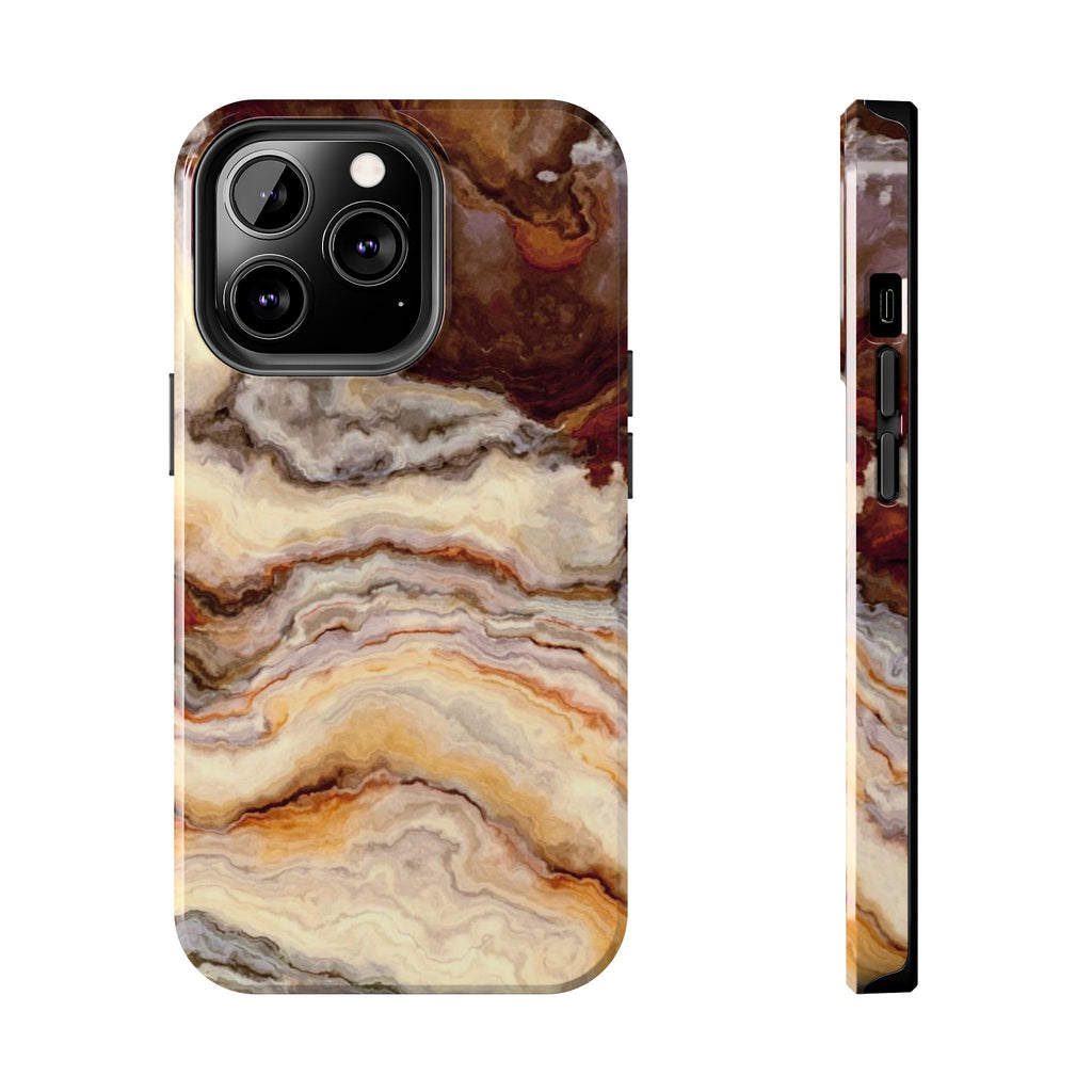 Brown Agate Marble Phone Case