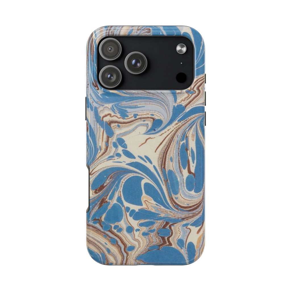 Blue Marble Swirl Phone Case