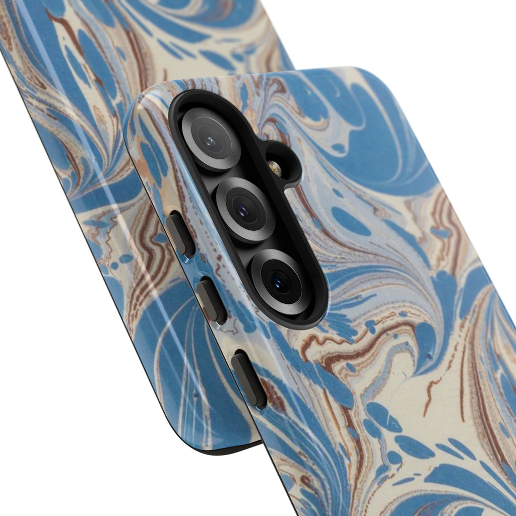 Blue Marble Swirl Phone Case