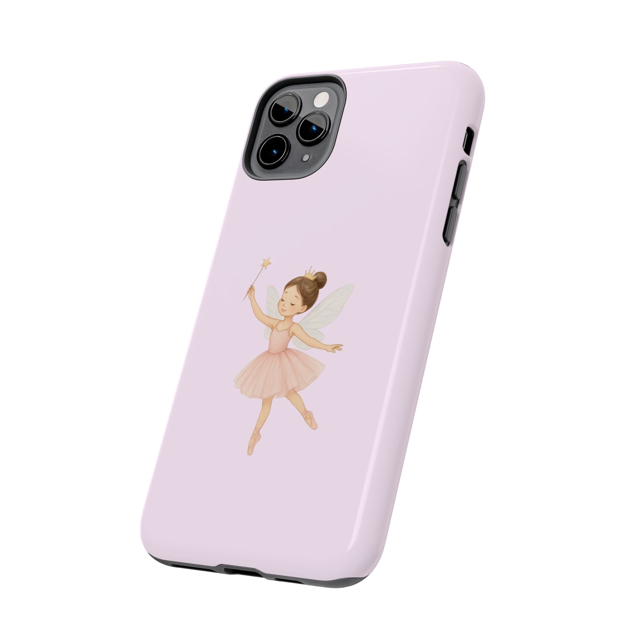 Pink Ballerina Tough Phone Case, Ballet Dancer Cute Phone Cover, Girly Protective Phone Case, Coquette Dancer Phone Accessories, Pretty Pink